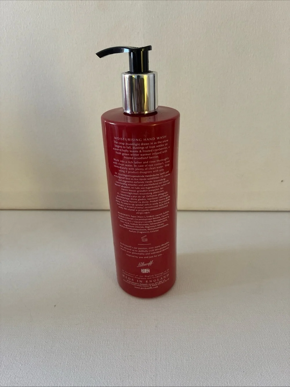 Frosted Berries & Holly Moisturising Hand Wash Pecksniff’s